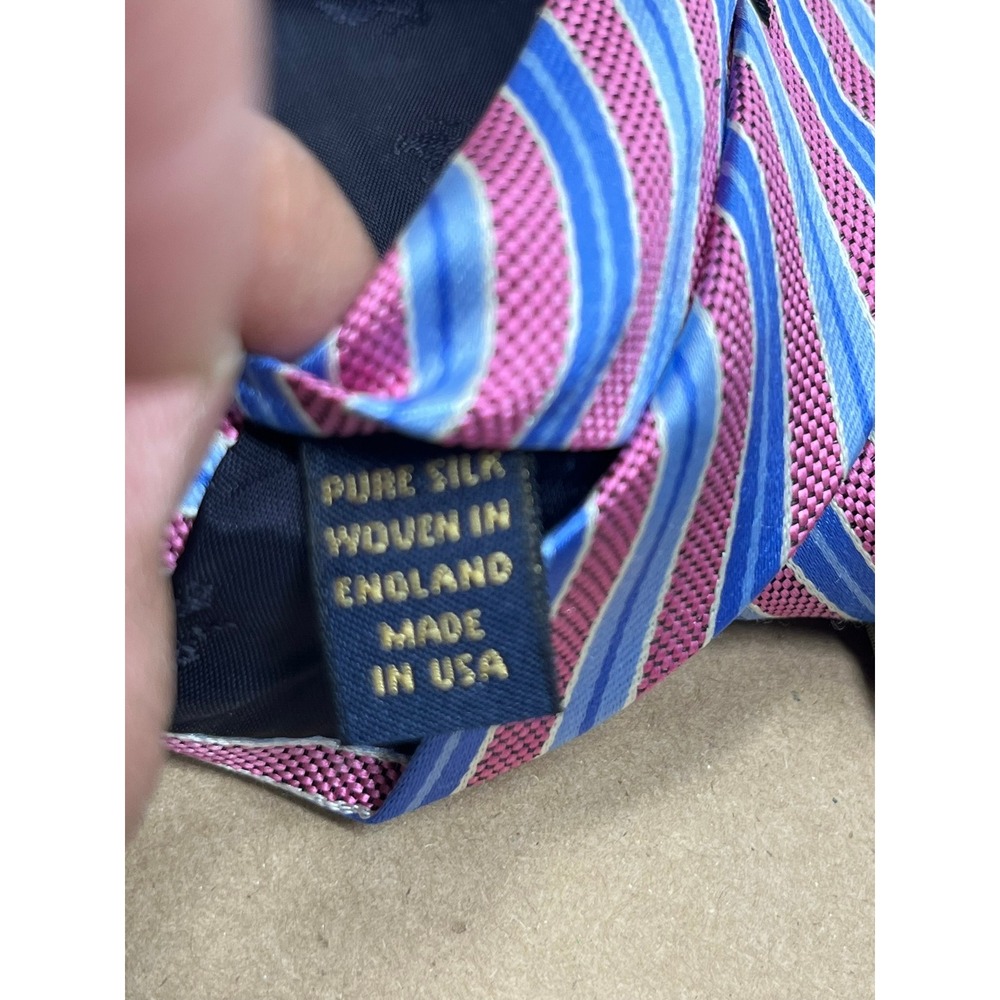 Brooks Brothers Silk Tie Lot of 6 Mens Striped Polka Dot Paisley Windowpane 346 - Picture 5 of 8